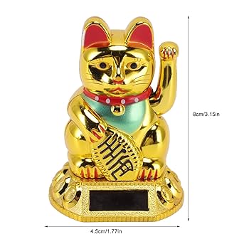 neko Zxpjkyu Japanese Vintage Style Maneki Neko Good Luck Cat